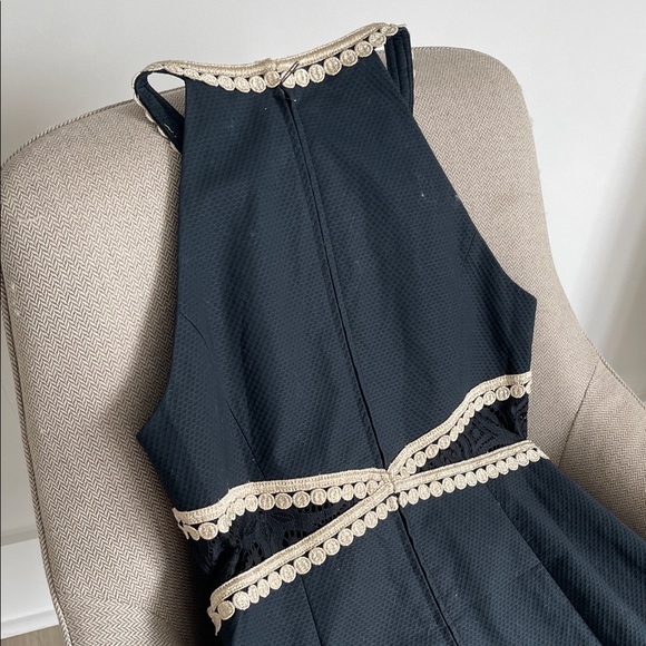 Lilly Pulitzer Black Dress with Cream Accents - Picture 3 of 3